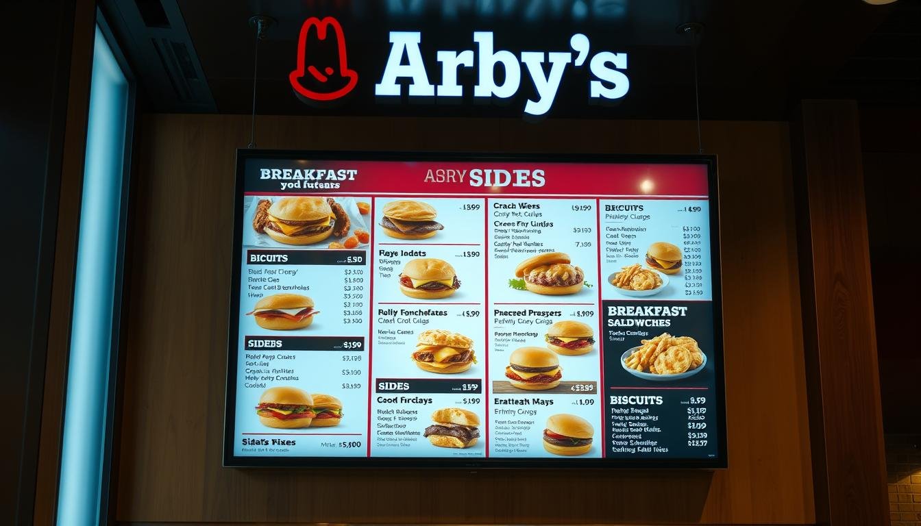 arby's breakfast menu with prices