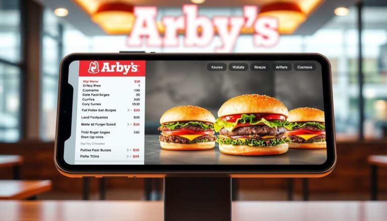 arby's burger menu