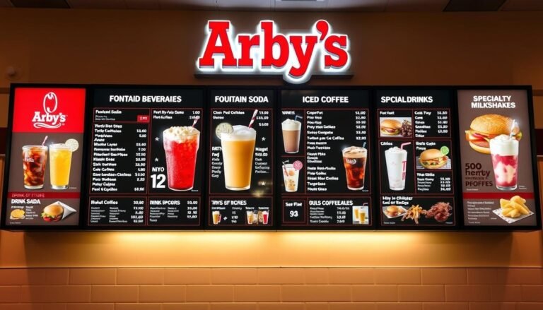 arby's drinks menu