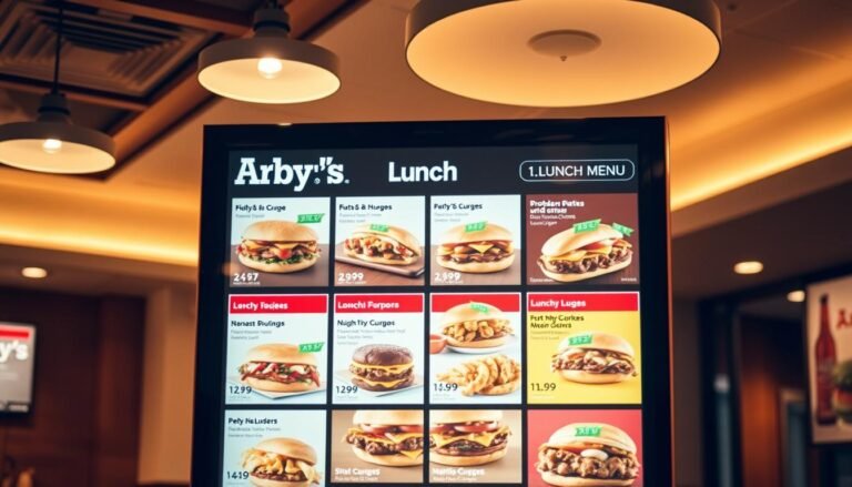 arby's lunch menu