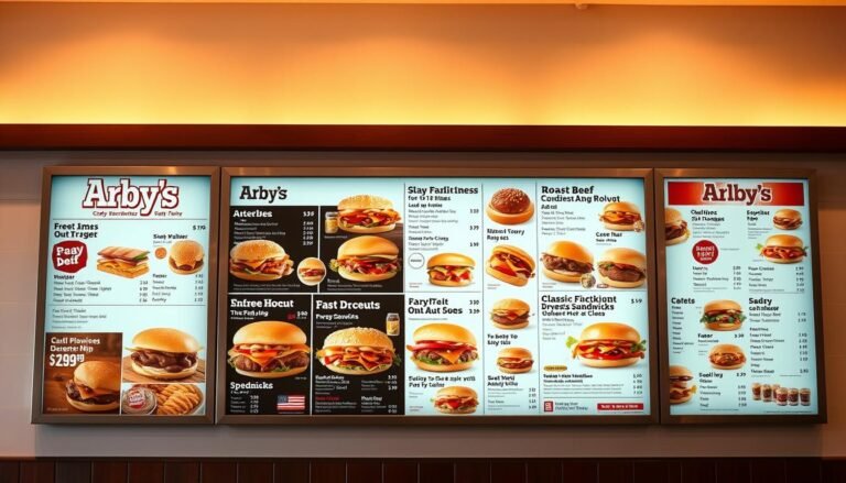 arby's menu with prices