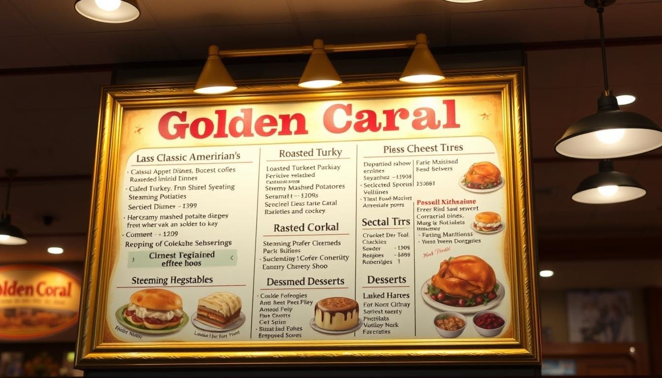 golden corral dinner menu
