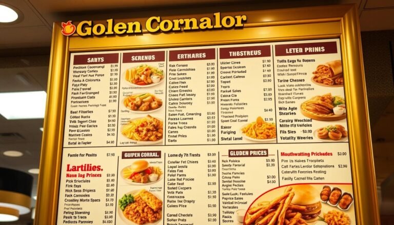 golden corral menu prices