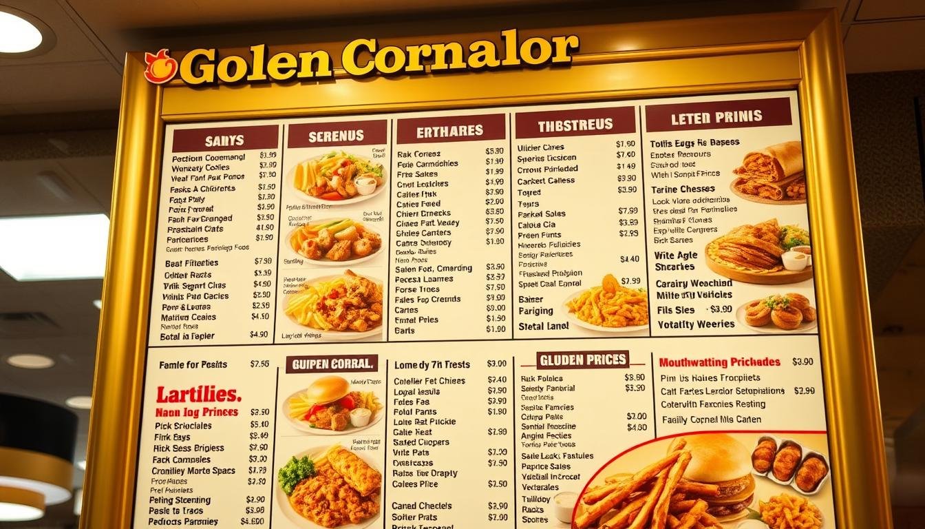 golden corral menu prices