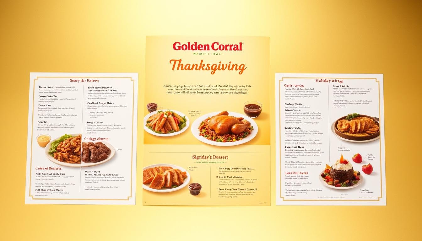 golden corral thanksgiving menu prices