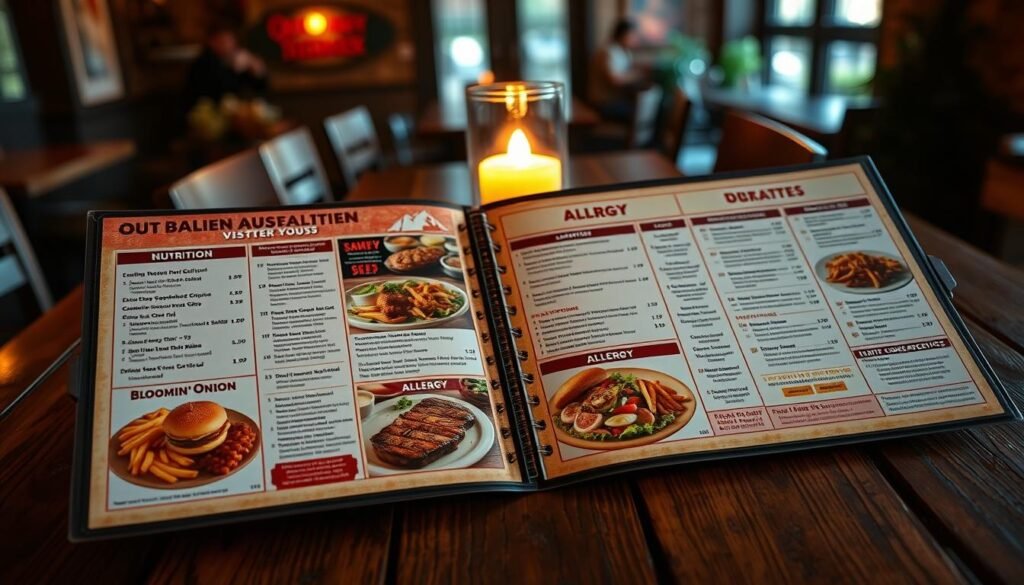 outback steakhouse takeout menu